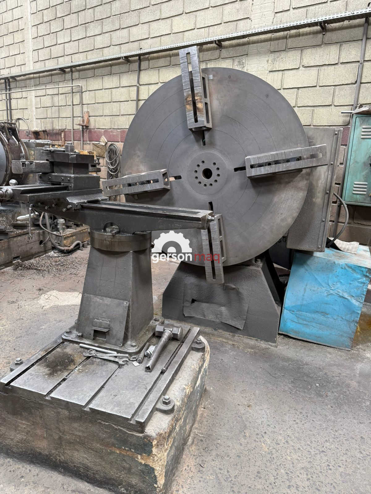 TORNO MECANICO PLATO ALEMÃO WARNER & SWASEY - CAP 2300 mm